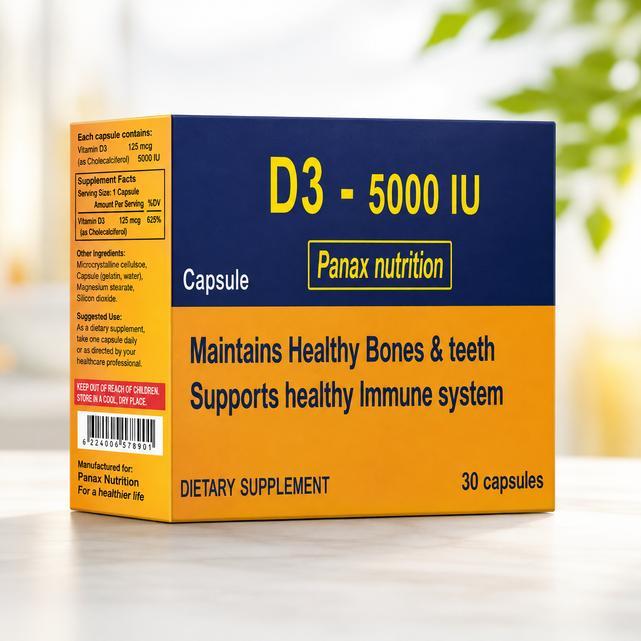 D3 PANAX CAPSULES